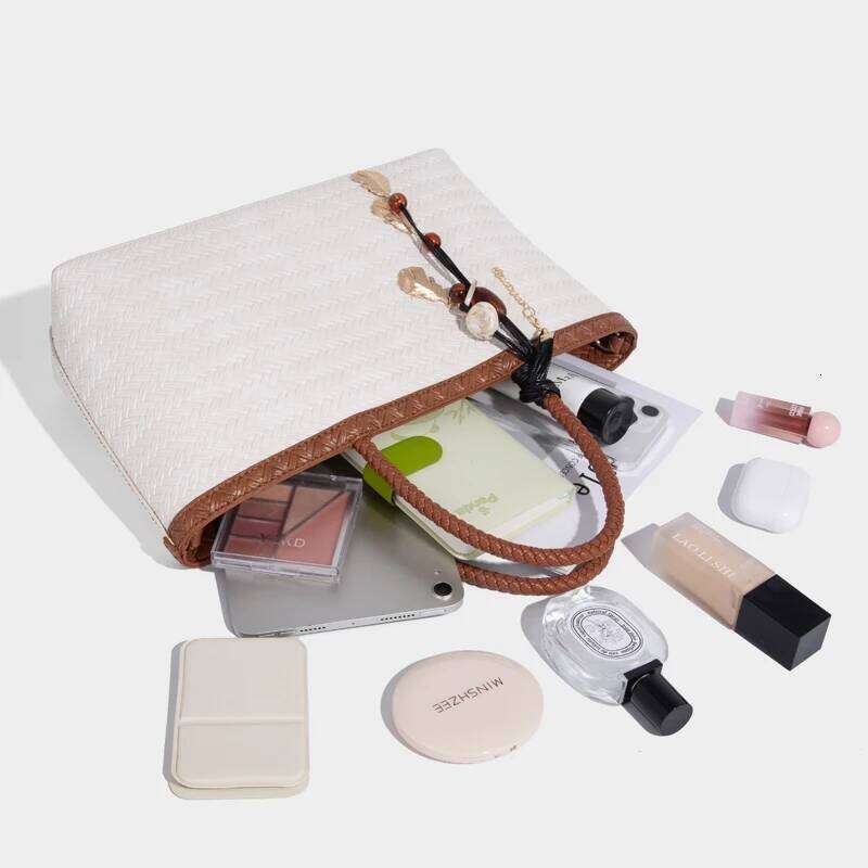 Women's Bags Designer Tote Bags For Women Designer Handbag Purse New In PU Imitation Braided Emed Circuit Top Handle Underarm Shoulder