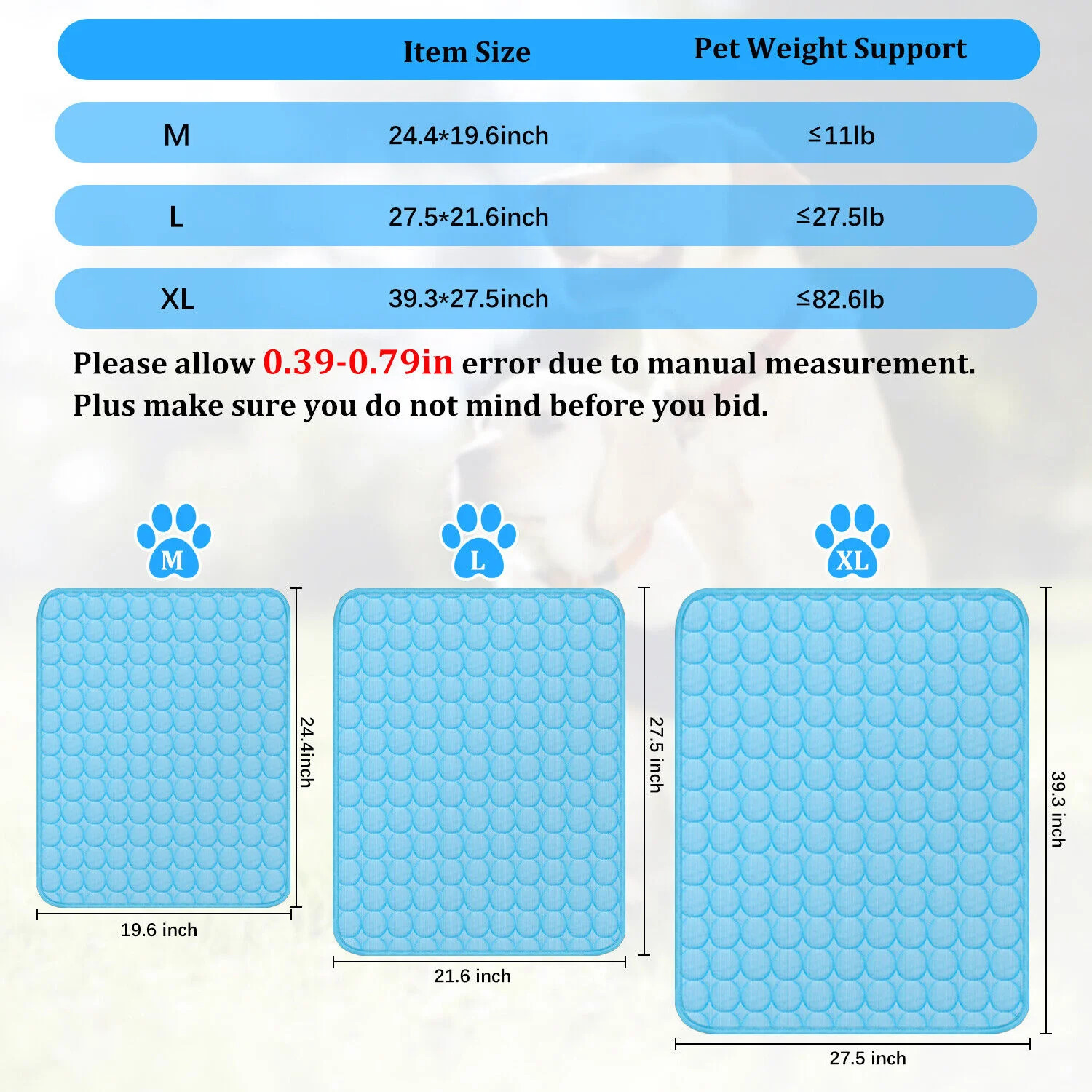 Pet Cooling Mat Cool Pad Cushion Dog Cat Puppy Blanket For Summer Sleeping Bed Dog Cooling Bed Pet Cooling Mat 250614
