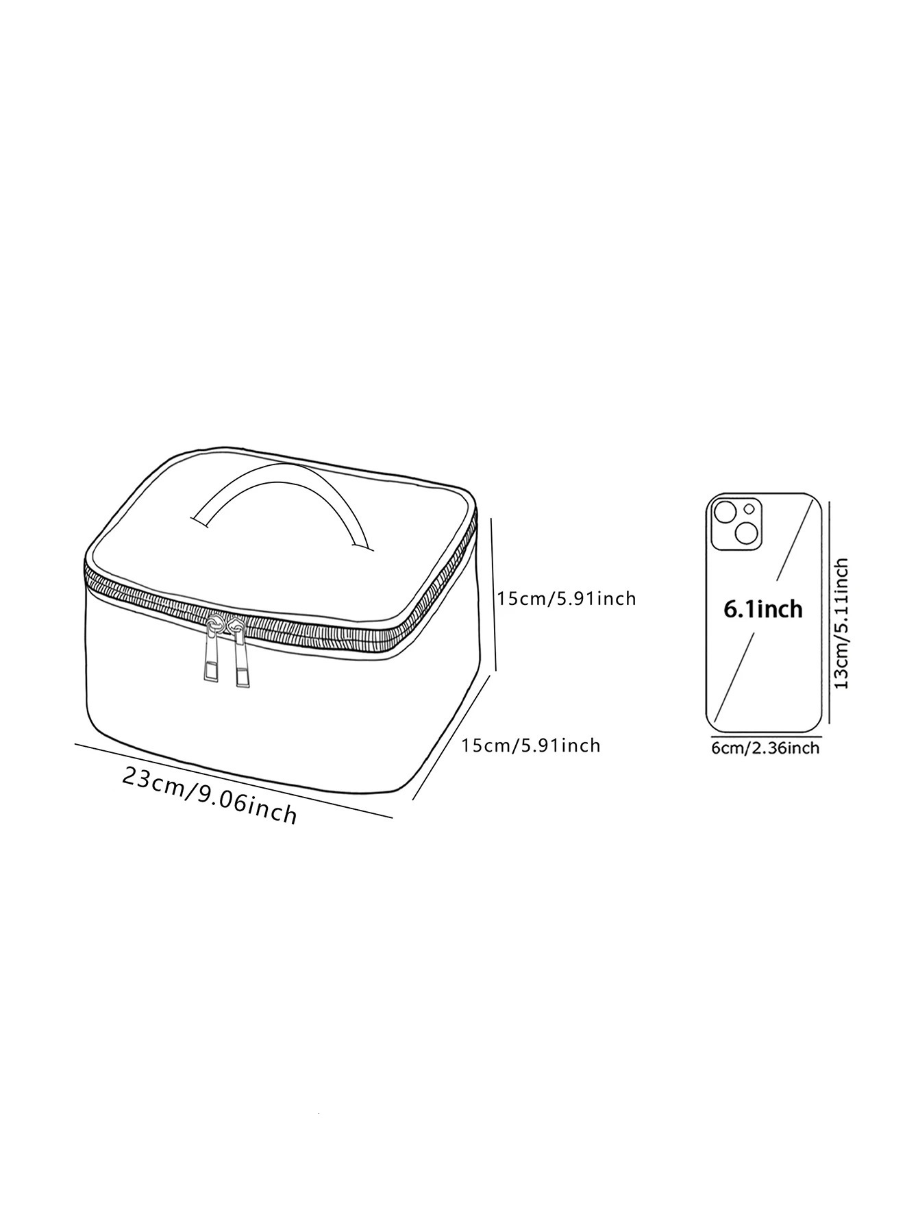 1pc Portable travel cosmetics with medical supplies patterns large capacity storage bags cute and stylish makeup 250614