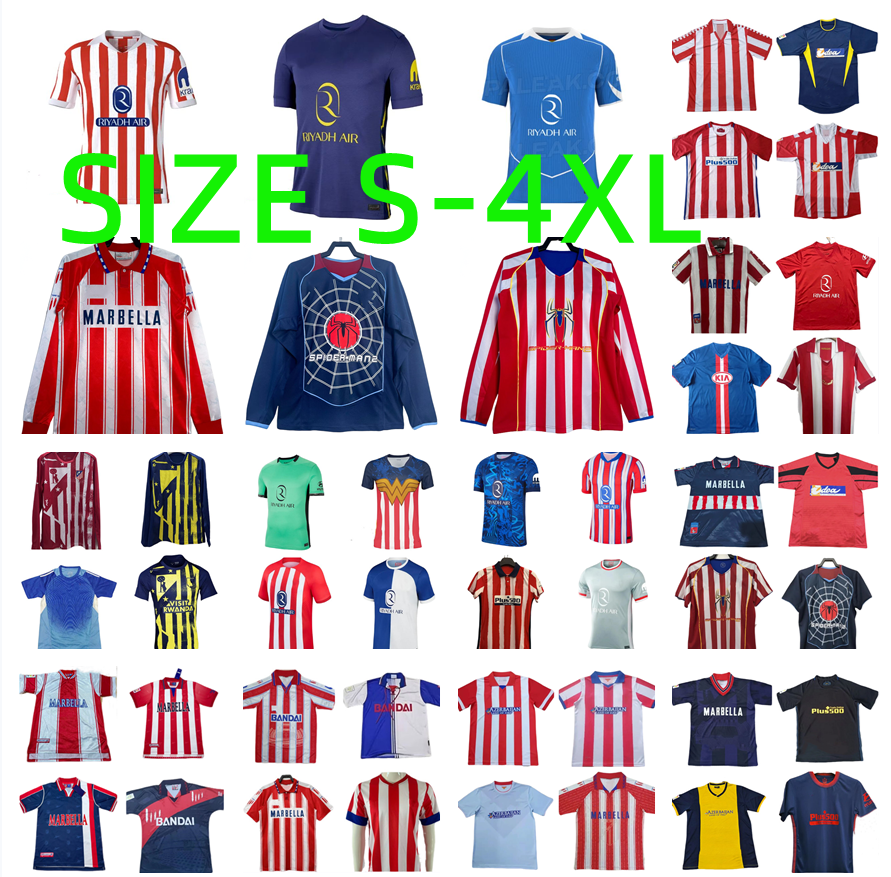 20 21 22 23 24 25 26 Atletico Madrids Soccer JerseyS 2025 2026 J.ALVAREZ CORREA 94 95 96 97 98 99 00 13 14 15 16 17 Simeone GRIEZMANN F.TORRES Camiseta de futbol football shirt