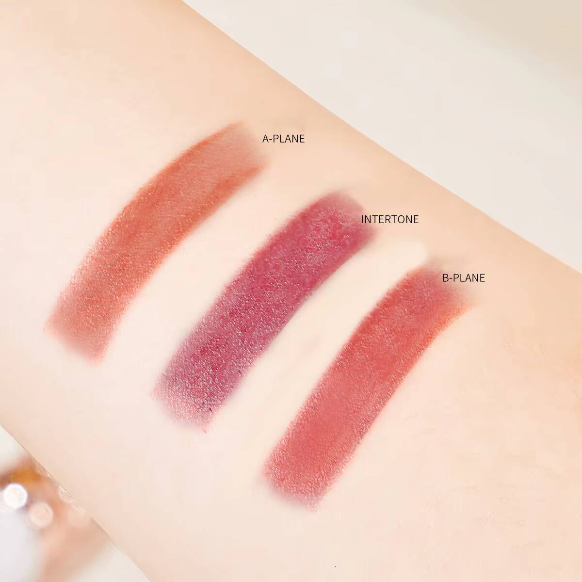 Ocheal Satin-Like Color-Holding Tri-Color Waterproof Long Lasting Liquid Lipstick Tint Moisturizing Tear Off Lip Stain happy