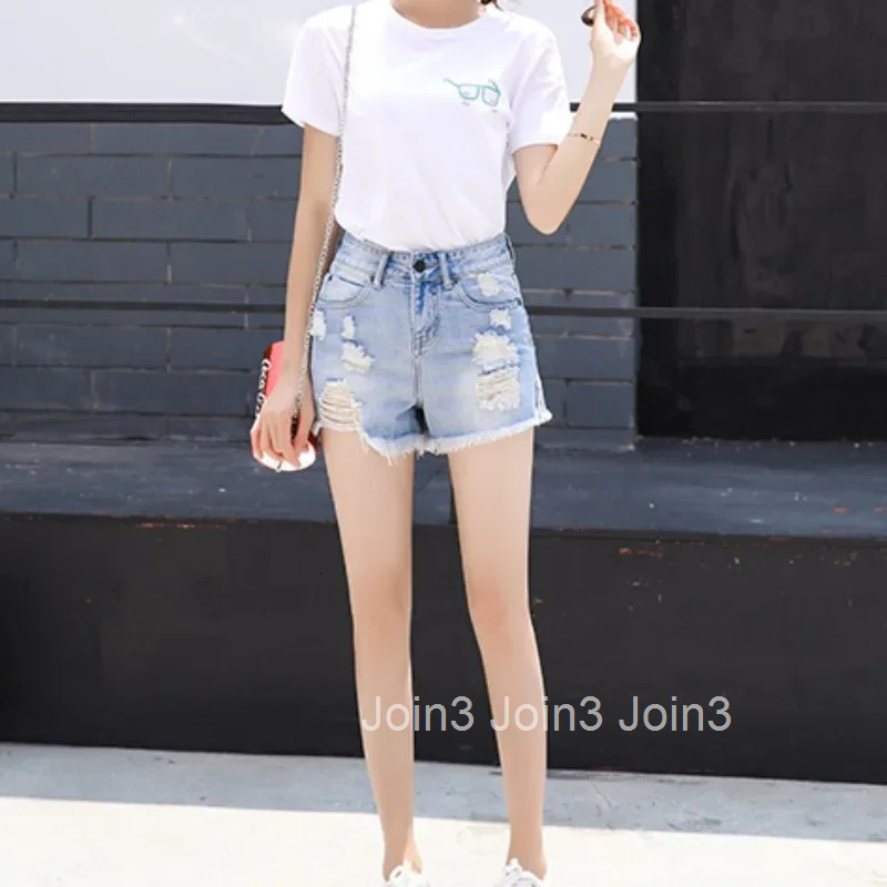 Denim Shorts for Women Micro Mini Short Jean Pants Woman Ripped With Waist Pocket Fashion Clothing 2025 Flowy Hot Casual Elegant