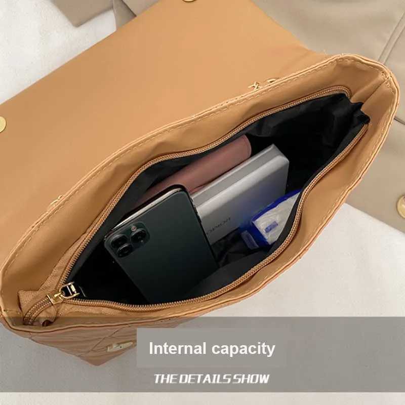 Embroidery Plaid Flap Shoulder Bag Casual Chain Strap Crossbody Bags for Women Commuting Daily Used Lady Handbag Tote Bag bags XJ2520616