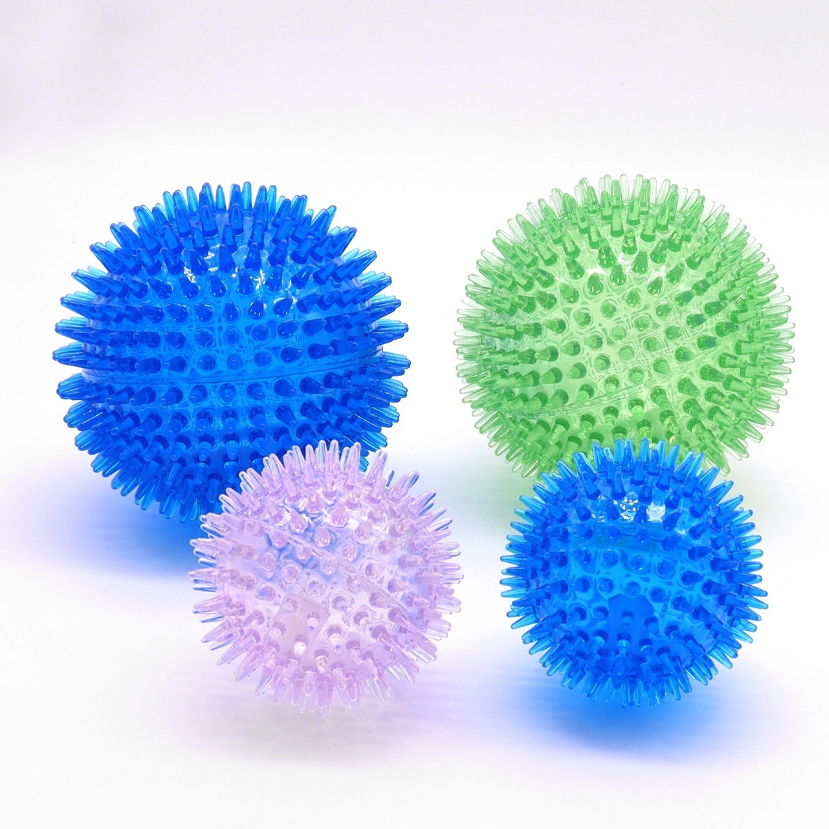 Dog Toy Durable Chewable TPR Pet Indestructible Toy Self-Entertainment Sound Dog Ball Supplies