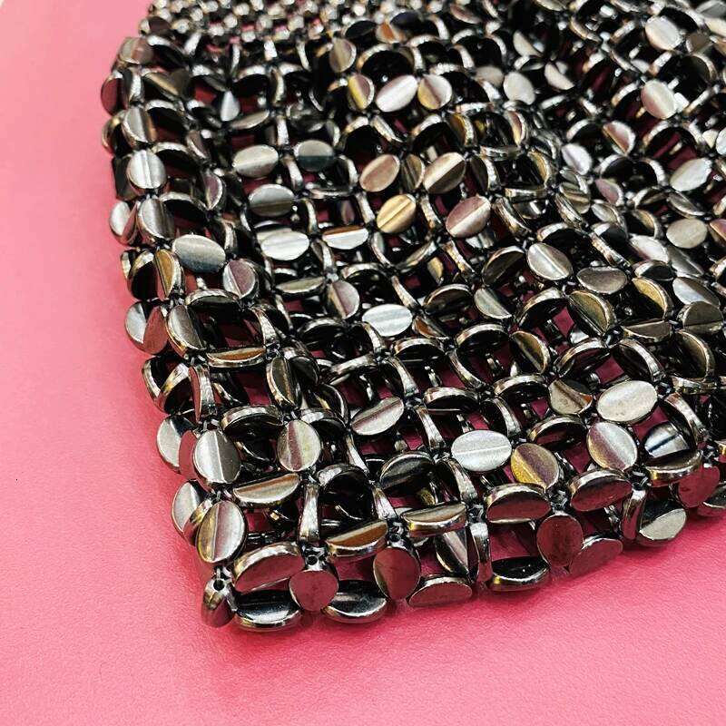 Women's Bags Designer Lady Evening Bags For Women Designer Handbags And Purses 2023 New In PVC Cross Weave Shiny Hollow Out Small Shoulder Bag