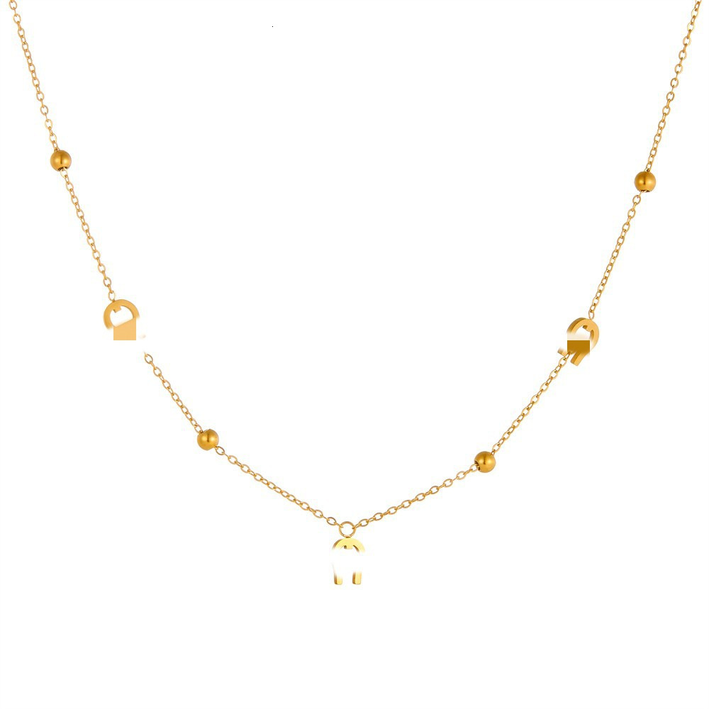 Fashionable High-End Stainless Steel Gold-Plated Non-Fading Unique Design Elegant Versatile