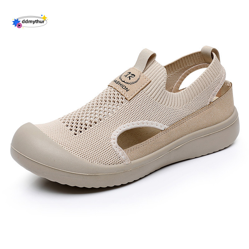 2025 Soft Comfortable Breathable Women's Spring and Autumn New Slip-On Thick Sole Ladies Lazy Shoes ddmythur