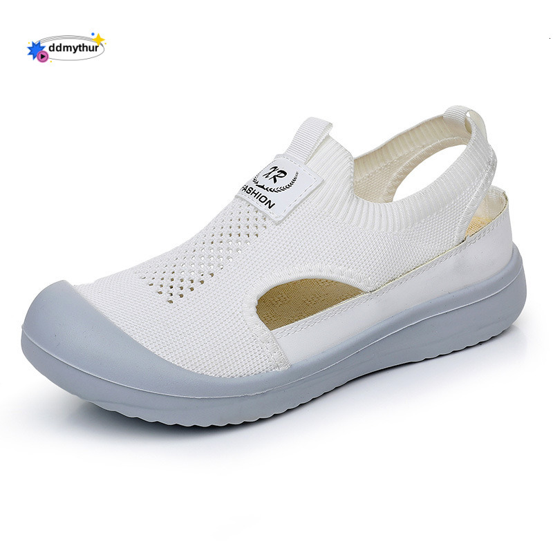 2025 Soft Comfortable Breathable Women's Spring and Autumn New Slip-On Thick Sole Ladies Lazy Shoes ddmythur