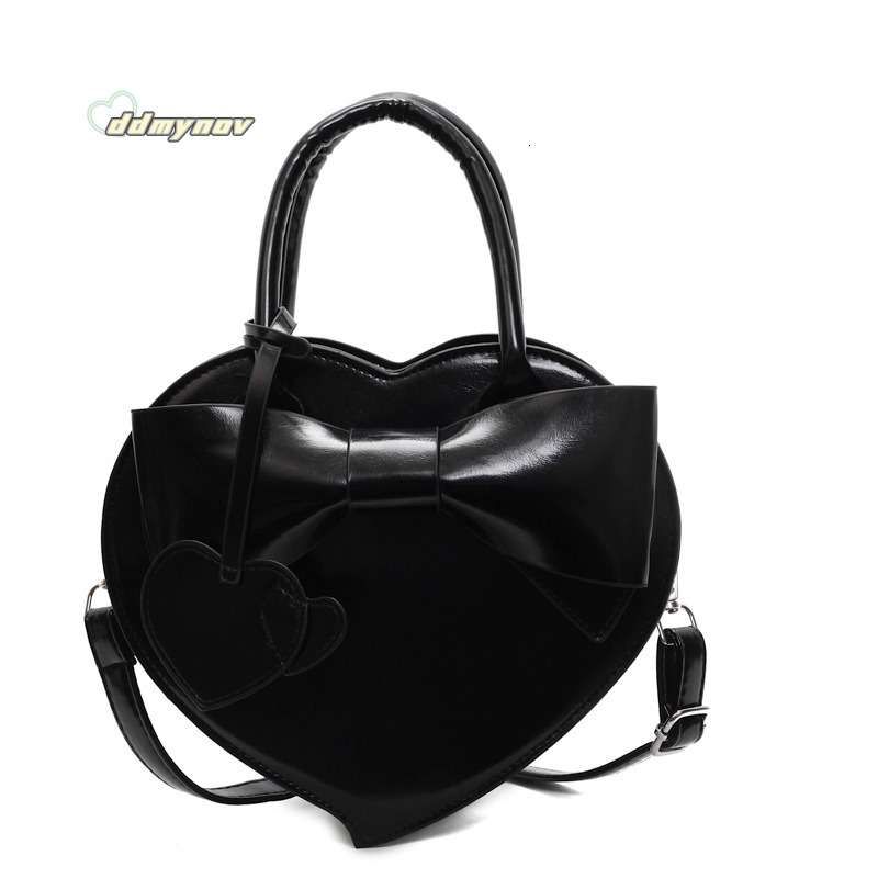 2025 New Early Spring Cute Niche Bowknot Handbag Heart Women Fashion Stylish Versatile Crossbody Bag ddmynov