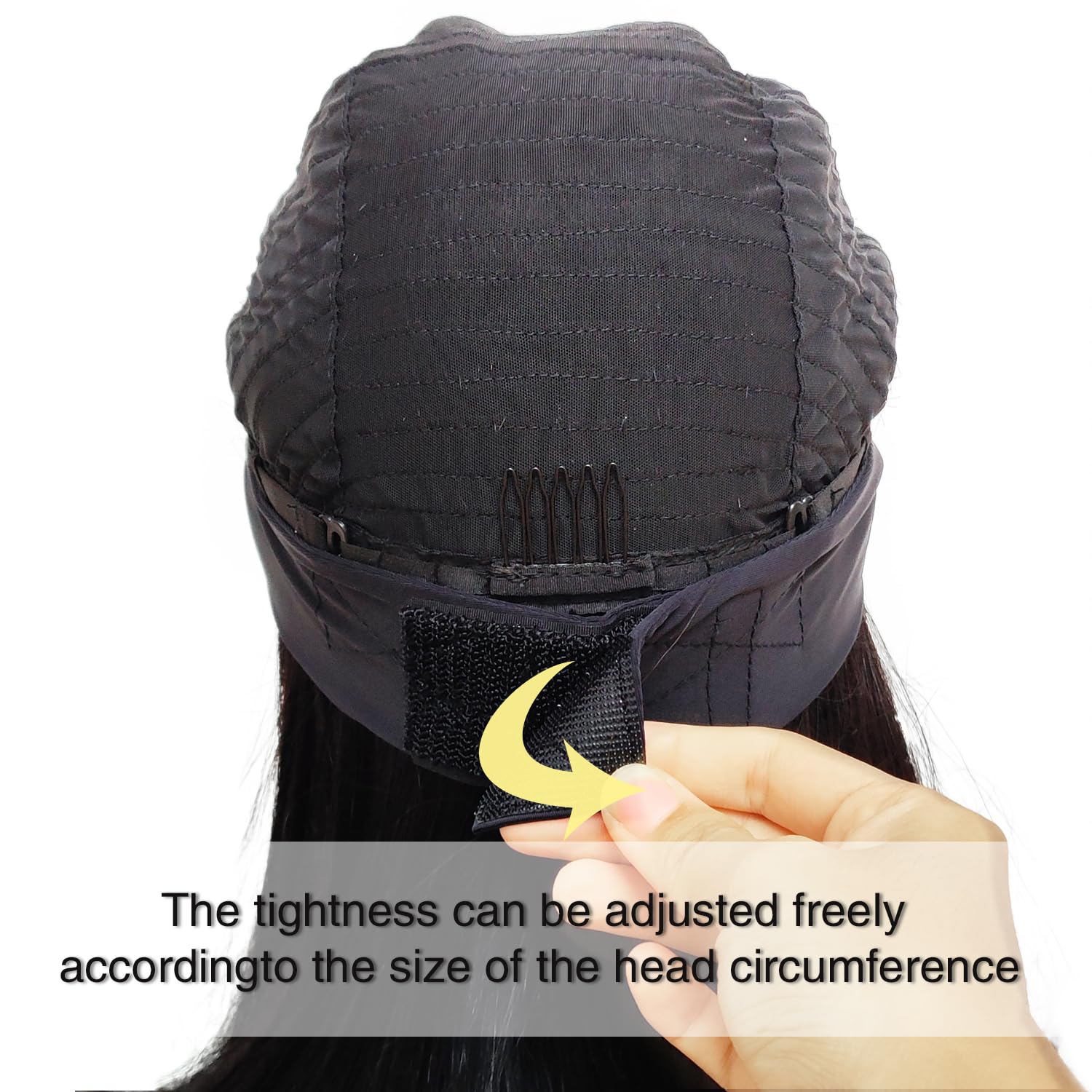 Headband wigs human hair 360,14 Inch Glueless Wig Short None Lace Front Short human hair wig for Black Women Natural Black 150% Density