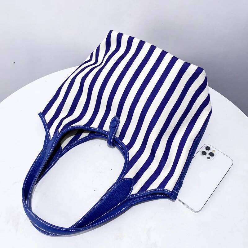 Women's Bags Designer Casual Canvas Bucket Bags For Women Designer Handbag And Purses New In PU Button With Inner Pocket Underarm Shoulder