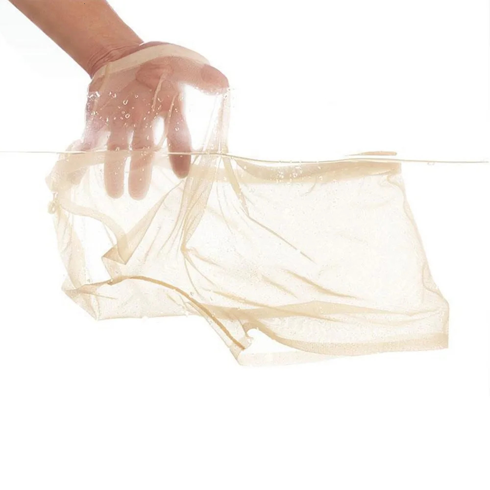 Sexy Lace Underpants Summer Thin Mesh Breathable Seamless Mens Panties Transparent Ice Silk Briefs Middle Waist Boxers 250614