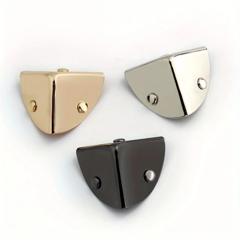 4PCS Metal Triangle Corner Protective Buckle Suitable for Leather Craft Wallet Flip Handbag Book Album DIY Hardware Accessories 250616