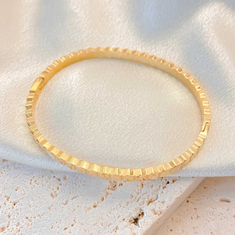 eManco New Fashion Stainless Steel Geometric Thin Bangle Simple Rock Chic Jewelry 48 Hour Shipping Z250616