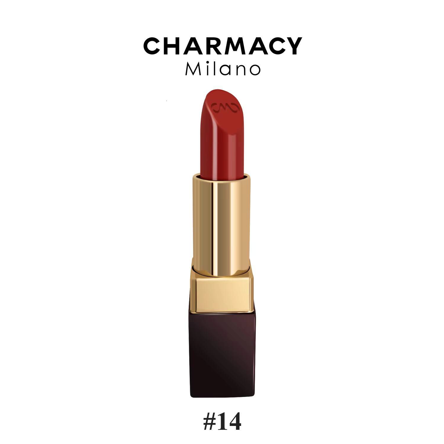 CHARMACY Moisturizing Luxury Lipstick Velvet High Quality Lipsticks Shiny Professional Korean Makeup Cosmetic for Lip Women happy