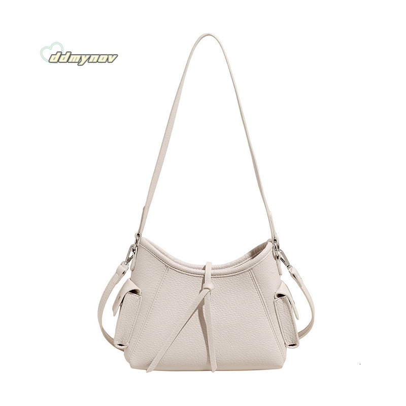 Minimalist Lychee Texture Underarm for Women 2025 Summer New Versatile Commuter High-end Single Shoulder Crossbody Bag ddmynov ddmynov
