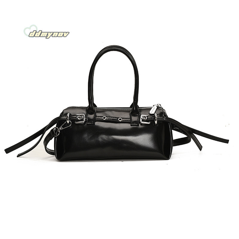 Korean Style Niche Handbag Baguette for Women 2025 Spring Fashionable Design Personality Commuter Shoulder Crossbody Bag ddmynov ddmynov ddmynov ddmyn
