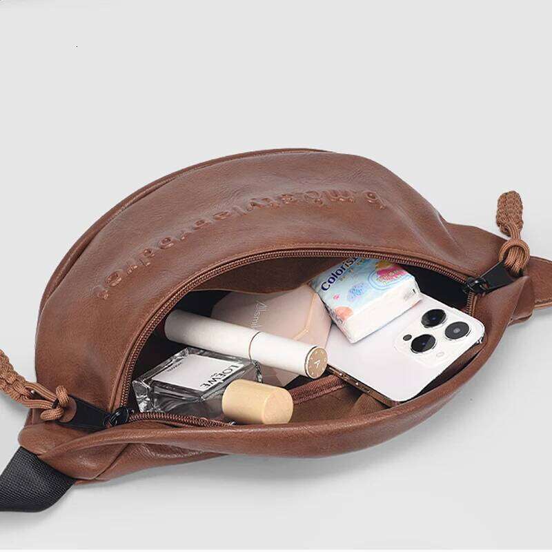 Women's Bags Designer Korean Casual Chest Bags For Womens Designer Handbags And Purses 2023 New In PU Letter Tassel Sling Fanny Pack Crossbody