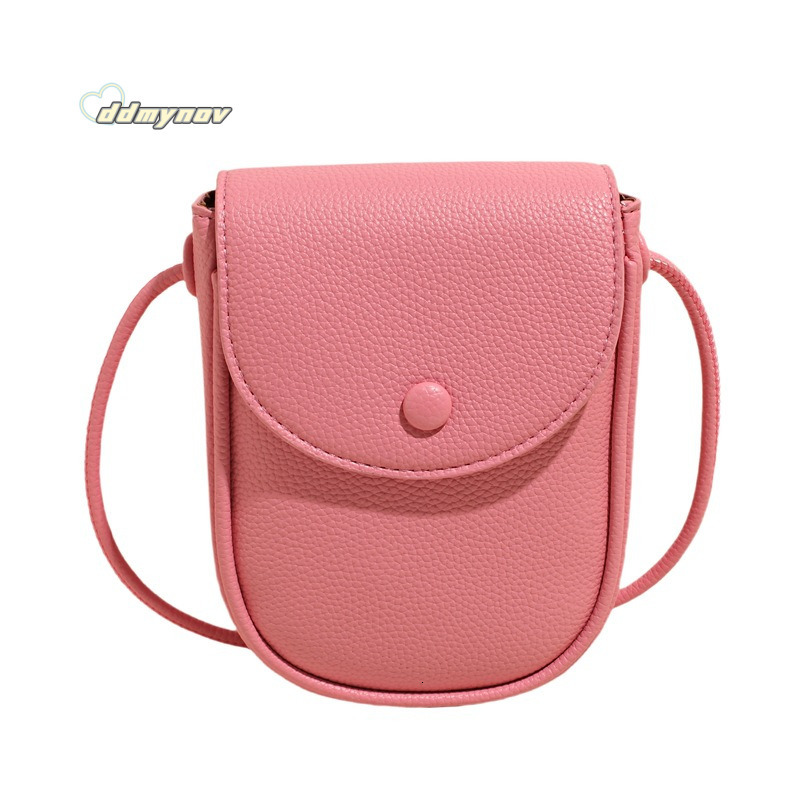 Korean Style Versatile Candy Color Crossbody for Women 2025 Summer New Fashion Commuter Phone Casual Shoulder Bag ddmynov ddmynov