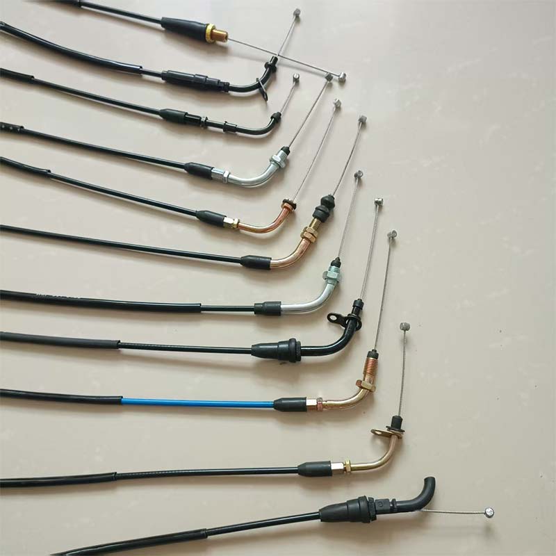 Electric vehicle drum brake wire thickened, electric motorcycle front and rear handbrake wire wholesale manufacturer direct supply