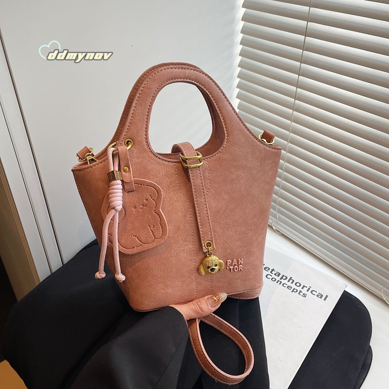 Summer 2025 New Style Basket Cute Dog Handbag Large Capacity Mother and Child Shoulder Crossbody Bag ddmynov ddmynov ddmynov