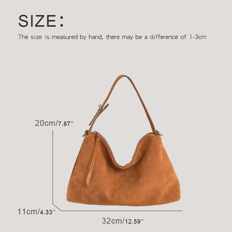 Women's Bags Designer Korean Genuine Leather Hobos Bags For Women Designer Handbag And Purse New In Vintage Cowhide Lock Underarm Shoulder