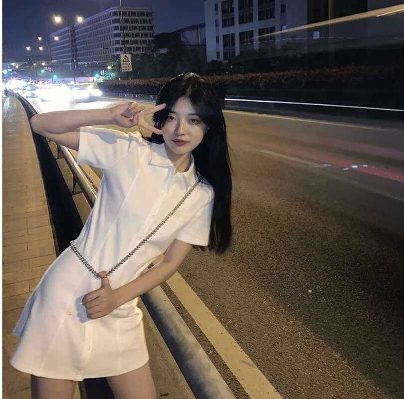 Womens Dress Short Mini Pink Vintage Clothing Shirt Sensual Sexy Tshirts Female Dresses 2024 Y2k Cheap Casual Loose Summer Sale