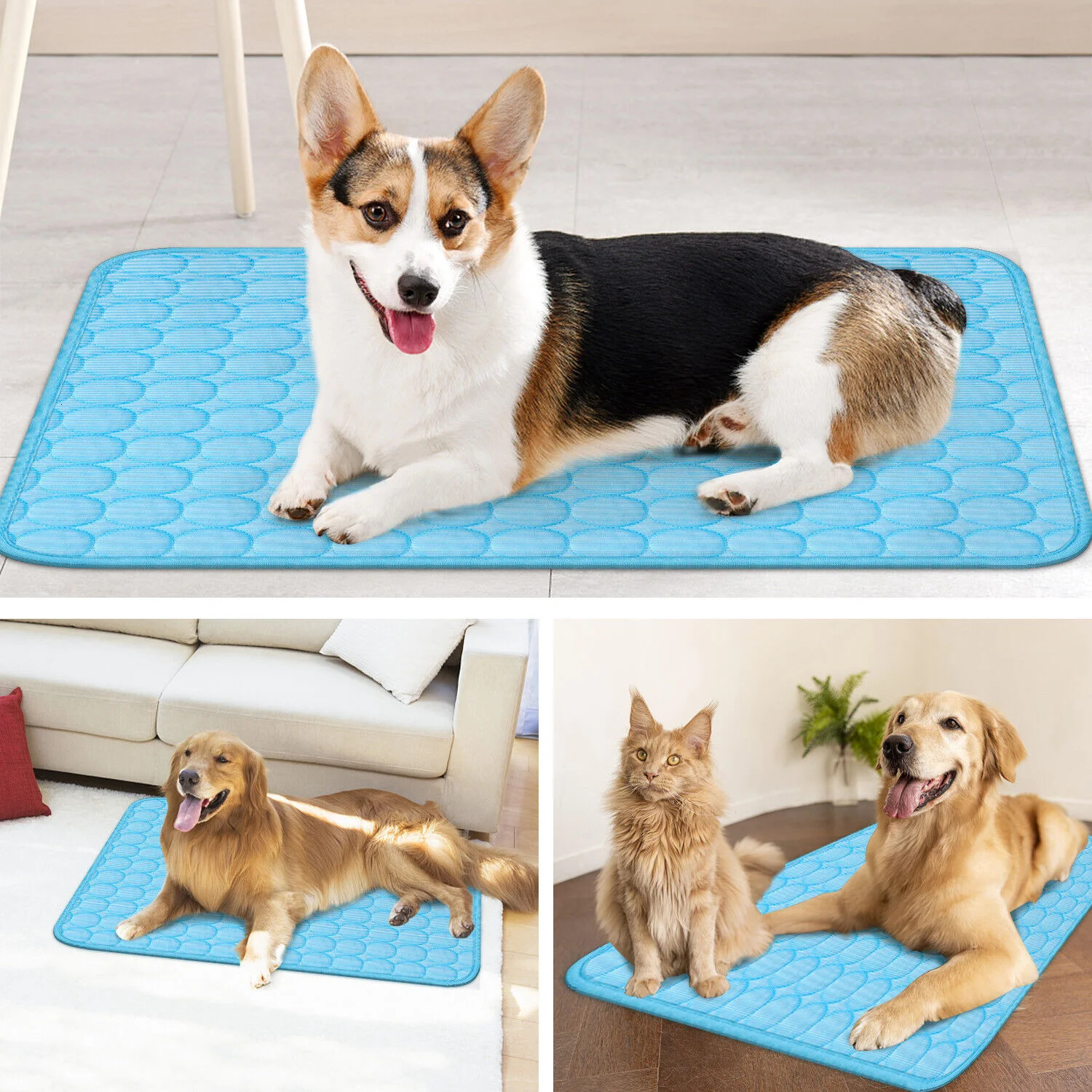 Pet Cooling Mat Cool Pad Cushion Dog Cat Puppy Blanket For Summer Sleeping Bed Dog Cooling Bed Pet Cooling Mat 250614