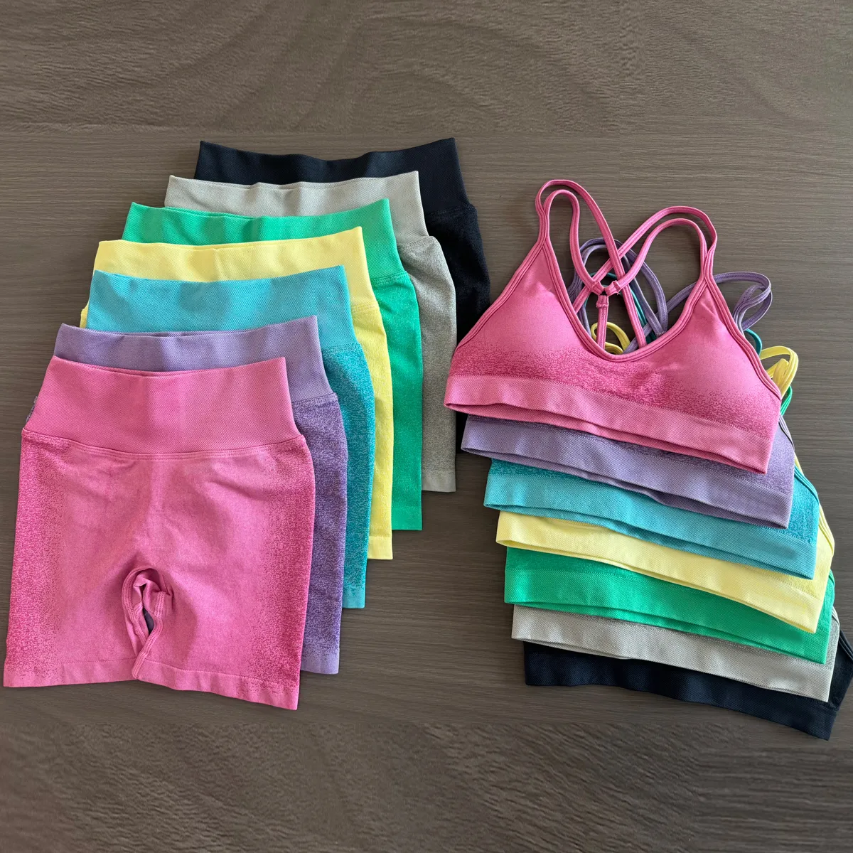 Ignite With Women Scrunch Bum Shorts Super Stretchy Seamless Yoga Workout Biker Short Fiess Gym Tights