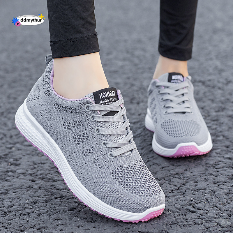 Women's 2025 Summer New Soft Sole Breathable Casual Shoes Trendy Sneakers for Women ddmythur