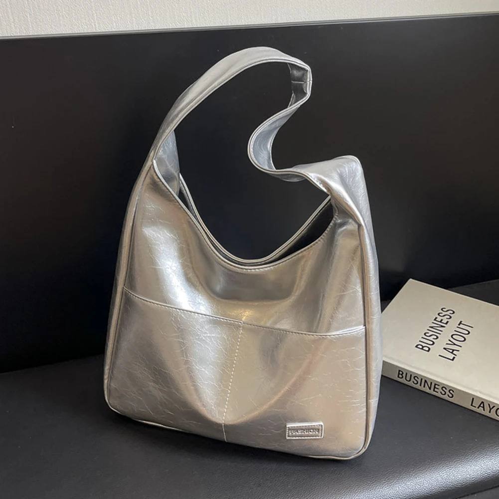 Trendy Hobo Bag for Women Crafted from Durable PU Leather with Magnetic Closure Ideal for Travel and Commuting 250609