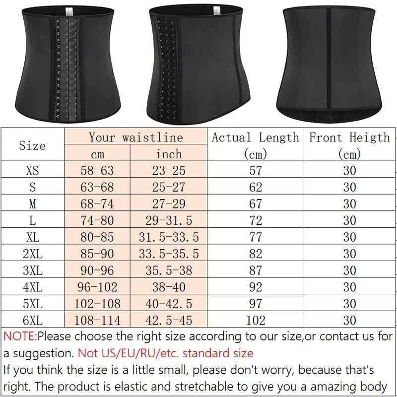 9-Steel-Bone Shapewear Men Latex Waist Trainer Corsets Body Shaper Slimming Tummy Control Cincher Weight Loss Sport Girdle W250616