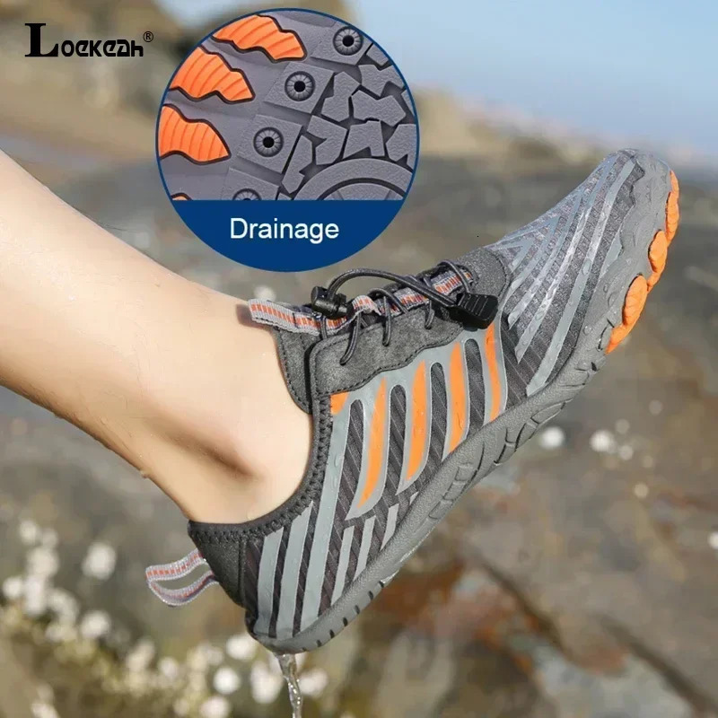 Water Shoes For Men Women Barefoot Shoes Quick Dry Beach Aqua Shoes Lightweight Sports Sneakers Hiking Surfing Boating Fishing 250613