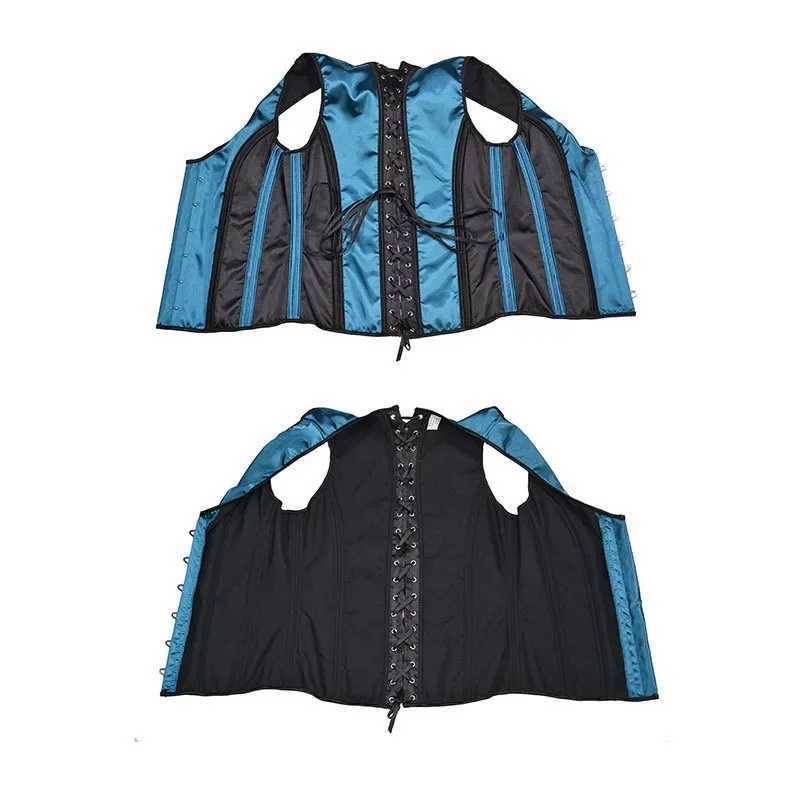 Fashion Corset Top Mens Shapewear Waist Trainer Body Shaper Men Underwear Blusas Fitness Jacket Corsets Men Clothes Fajas W250616