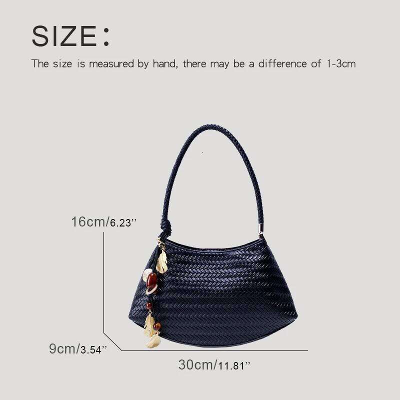 Women's Bags Designer Shell Bags For Women Designer Handbag Purses New In PU Imitation Braided Emed Pattern With Inner Pocket Shoulder
