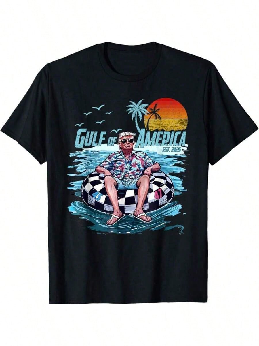 Retro New Men's T-shirt Pure Cotton High-quality T-shirt 2025 Beach T-shirt