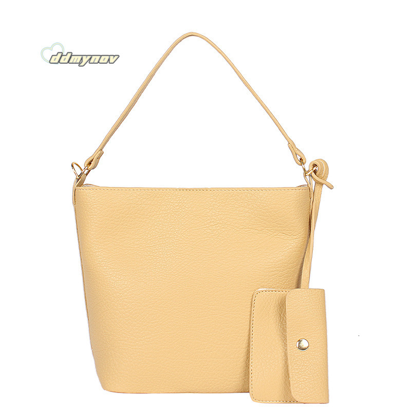 French Style Textured Bucket for Women 2025 Summer New Elegant Casual Versatile Commuter Shoulder Crossbody Bag ddmynov ddmynov ddmynov