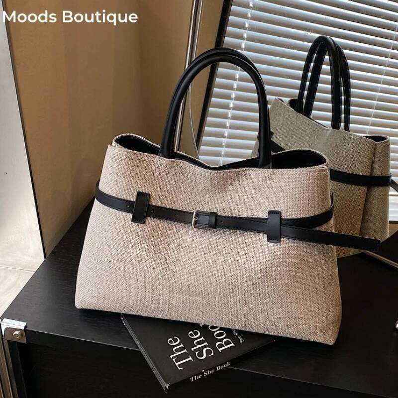 Women's Bags Designer Quality Big Top-Handle Bags For Women Latest Designer Handbag Fabric Large Capacity Shoulder Shopper Tote Bag Female