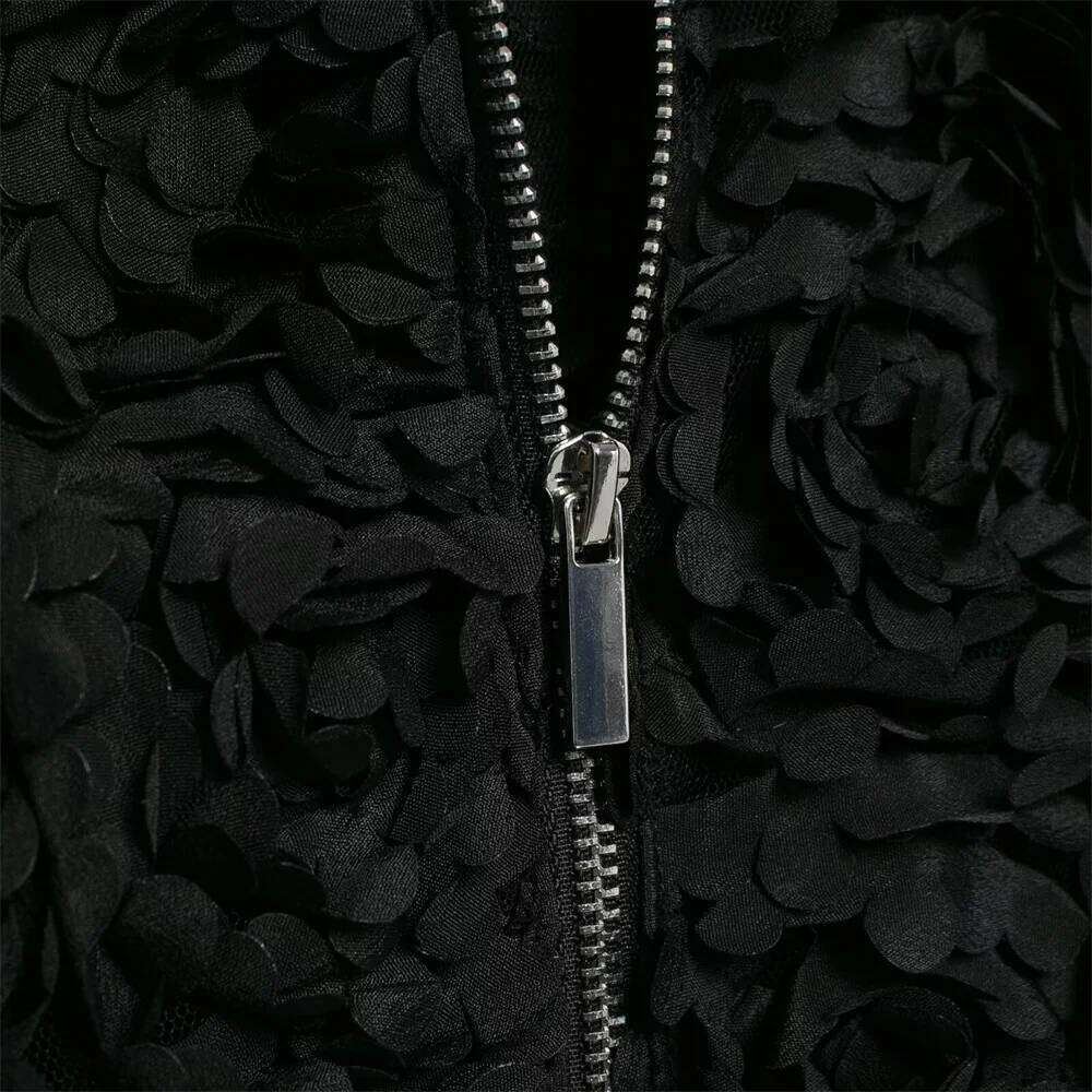 2025 Autumn New Women's Fashion And Leisure Versatile Long Sleeve Zipper Decorative Texture Fabric Jacket Coat