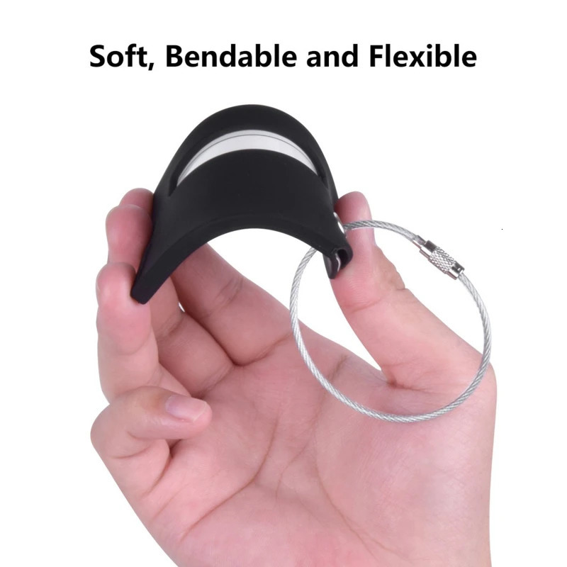 6PCS Women Men Travel Accessories Silicon Luggage Tags Suitcase ID Name Address Holder Baggage Tag Unisex Airplane Labels 250615