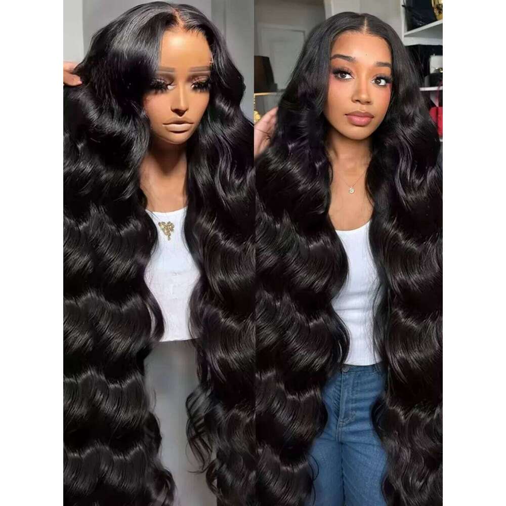 13x4 13x6 HD Front Body Wave Wig 220 Density 38 46 Inch 360 5x5 Full Lace Feontal Brazilian Human Hair Wigs For Black Women