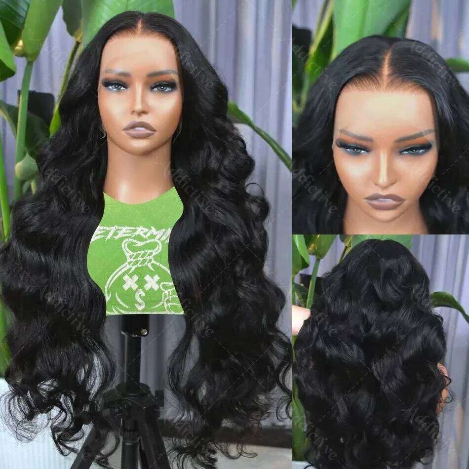 200 Density HD Transparent 13x6 Body Wave Frontal Human Hair Wig 30 40 Inch 13x4 Lace Front Wigs Brazilian For Black woman