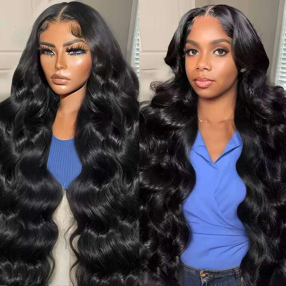 230% Brazilian Body Wave 13x4 13x6 Hd Transparent Lace Front For Women Wear and Go Glueless Wigs 100% Human Hair