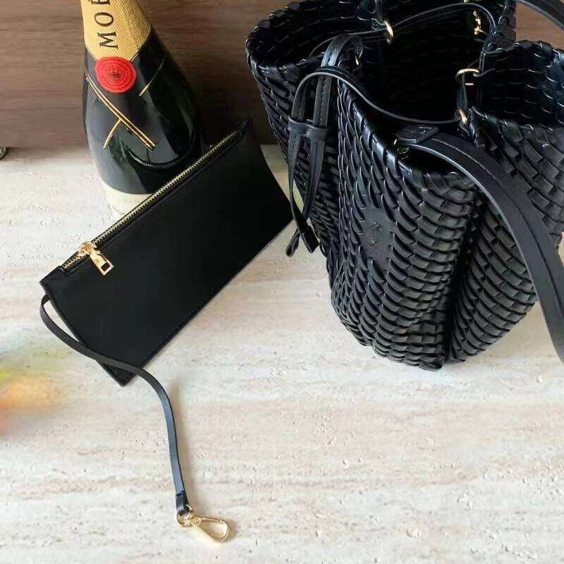 Women's Bags Designer Hand Woven Small Bucket Bags For Women Designer Handbag Purses New In PU Vintage With Inner Pocket Underarm Shoulder