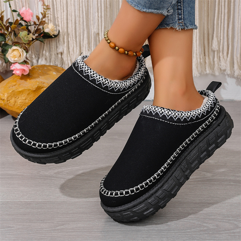 hot free shipping designer slippers for woman Indoor outdoor keep warm cotton shoes classic black white Plush sandals