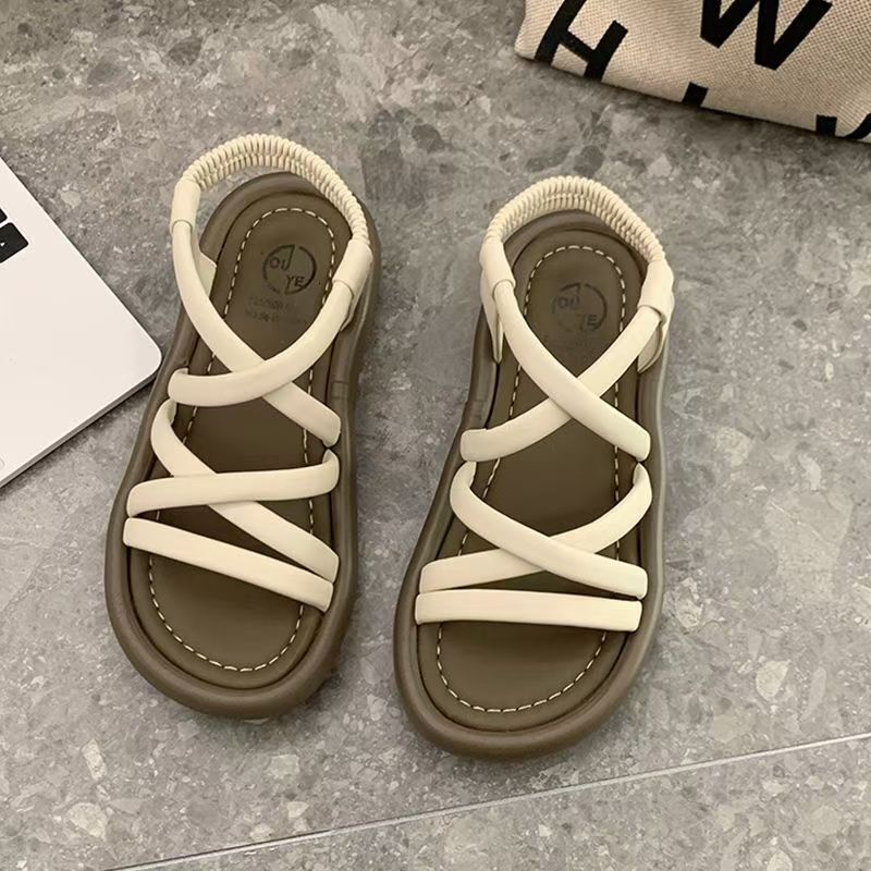 Roman style women's sandals summer new shoes multifunctional beach thick soled designer sandals women's slippers sandals