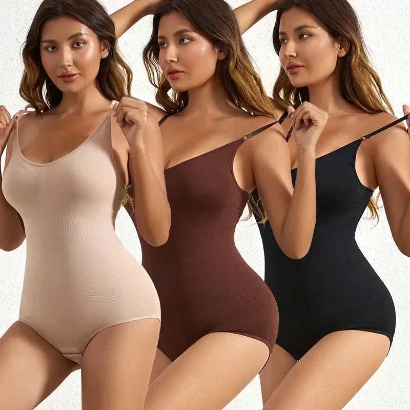 1 Piece Solid Seamless Shaping Shapewear Bodysuit Tummy Control Butt Lifting Slimmer Body Shaper Womens Underwear Shapewear W250616