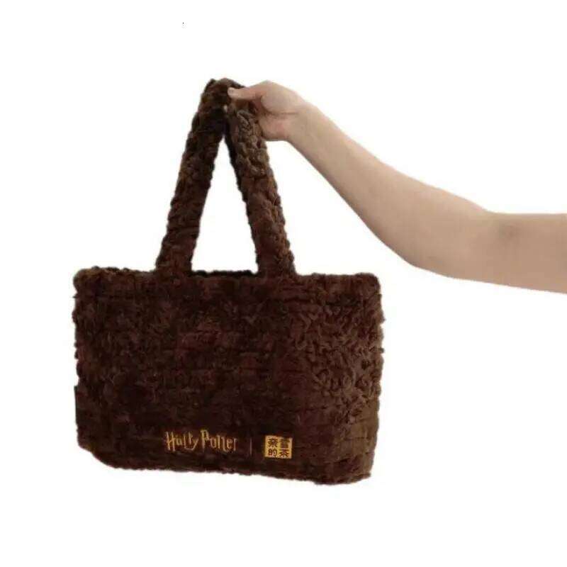 2025 Autumn And Winter New Plush Spider Eye Embroidered Monster Women Large Capacity Shopper Single Shoulder Tote Bag Trendy