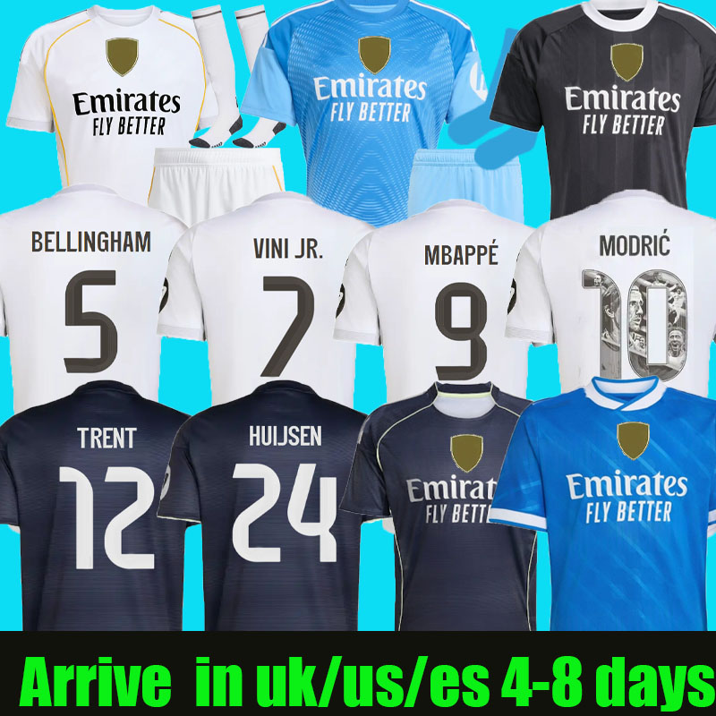3xl 4xl 25 26 MBAPPE BELLINGHAM VINI JR soccer jerseys real valverde TRENT 2025 2026 football shirt ALEXANDER--ARNOLD Camisetas MaDrIdS men kids ENDRICK HUIJSEN
