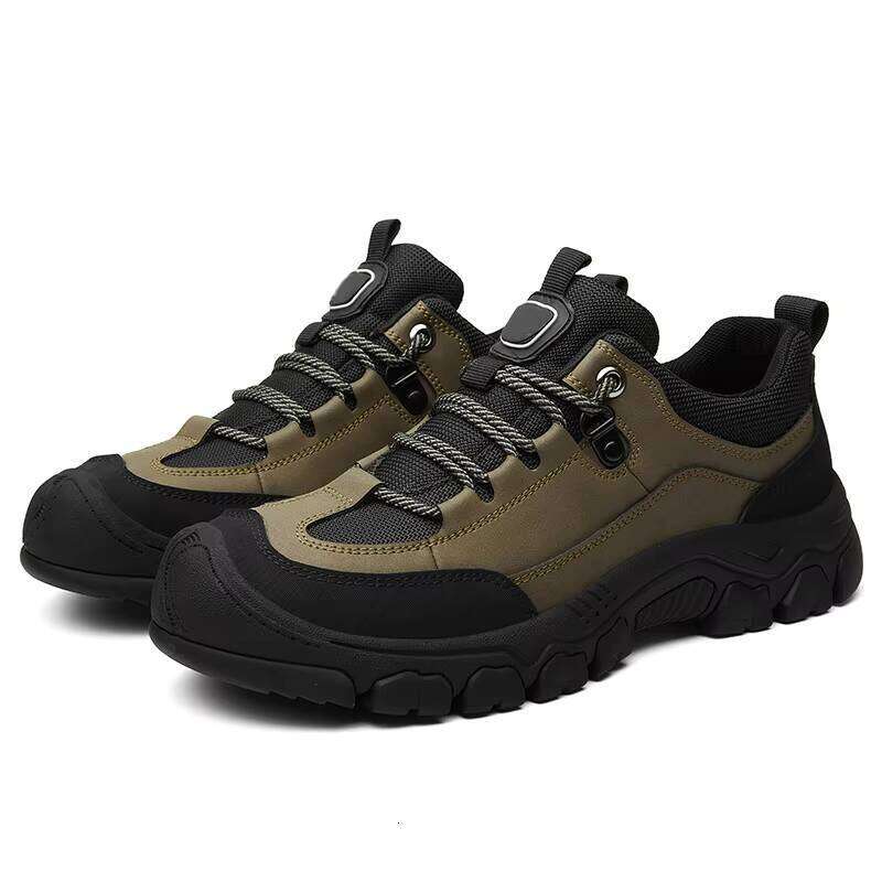 High Quality Men's Outdoor Climbing Breathable Upper Light Weight Wear-resistant Hiking Shoes for Men